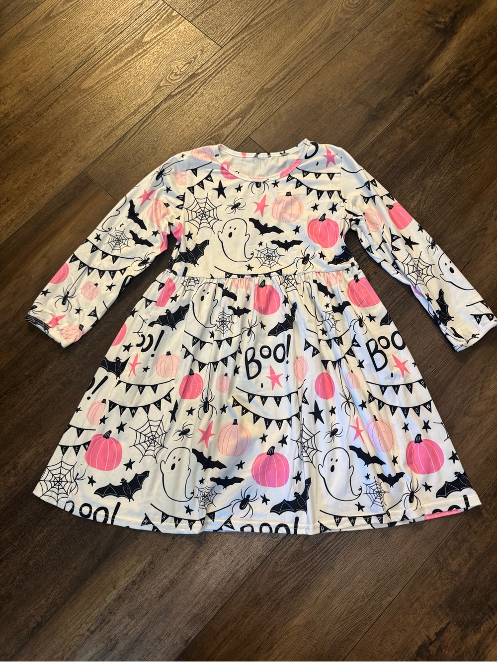 Boutique milk silk Halloween ghost dress size 10/12